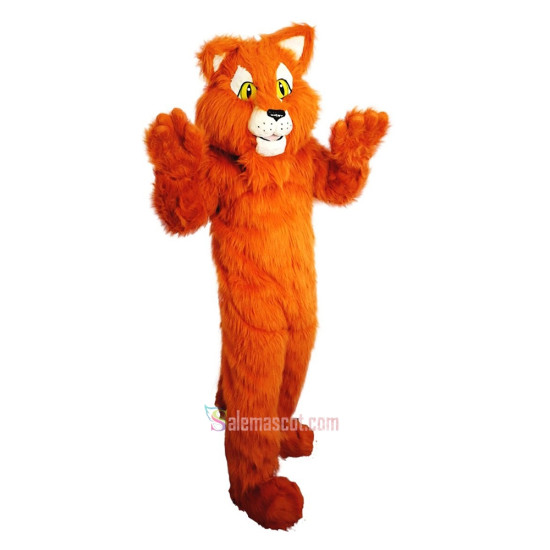 Long Hair Cat Cartoon Mascot Costume