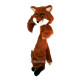 Long Hairy Fox Cartoon Mascot Costume