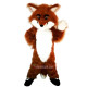 Long Hairy Fox Cartoon Mascot Costume
