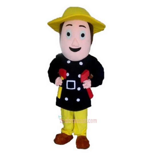 Lumber Jack Cartoon Mascot Costume