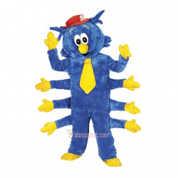 Mascot Costume Centipede Happy