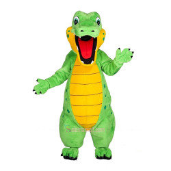 New Green Alligator Mascot Costume