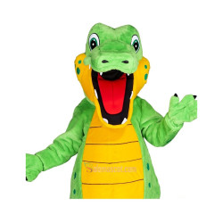 New Green Alligator Mascot Costume