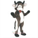 brown cow mascot costume