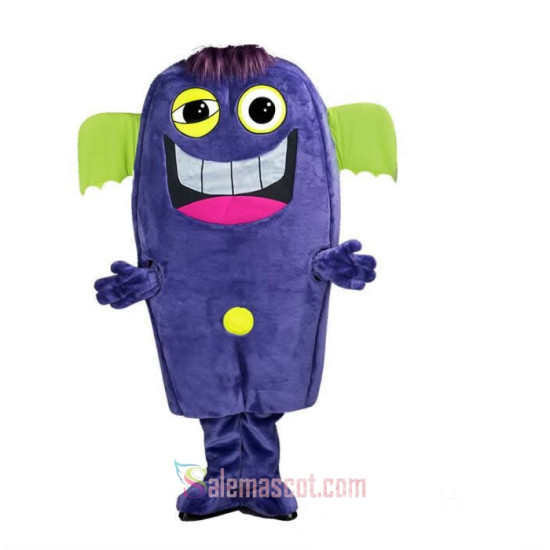 Purple martian Mascot Costume