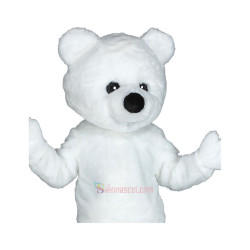 White bear Mascot Costume