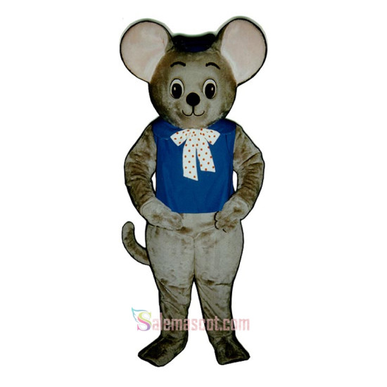 Maxi Mouse With Vest And Hat Mascot Costume