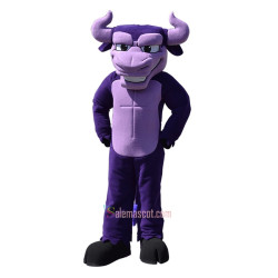 Monta Vista Hs Purple Bull Mascot Costume