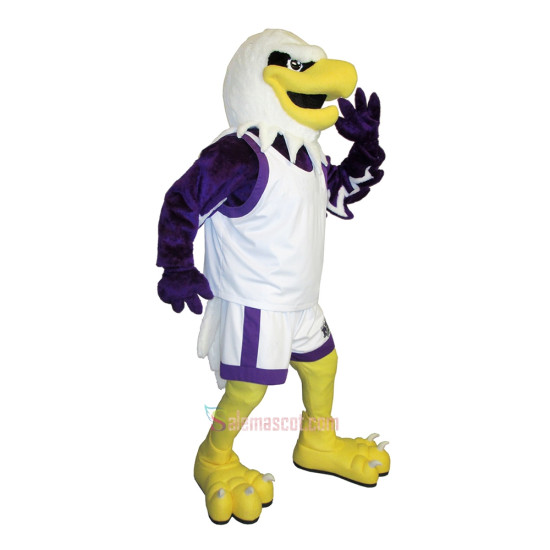 Handsome Ferocious Falcon Mascot Costume