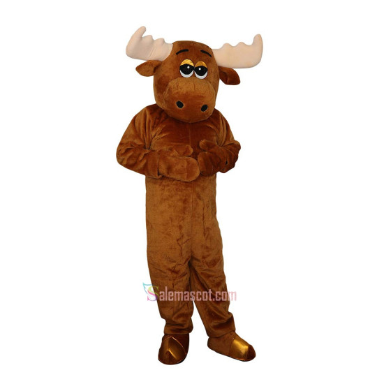 Moose Elk Wapiti Deer Cartoon Mascot Costume