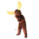 Moose Elk Wapiti Horned Deer Cartoon Mascot Costume