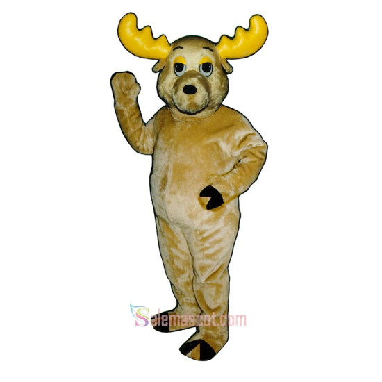 Morty Moose Mascot Costume
