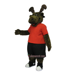 Friendly Moose Mascot Costume