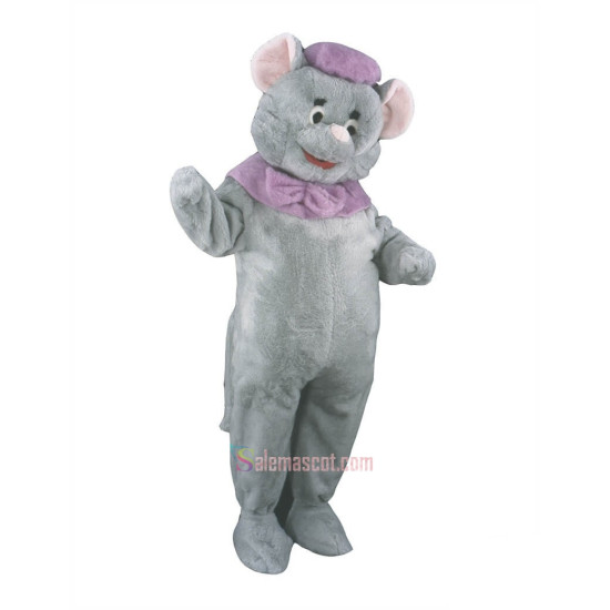 Gray Short Hairs Mouse Mascot Costume