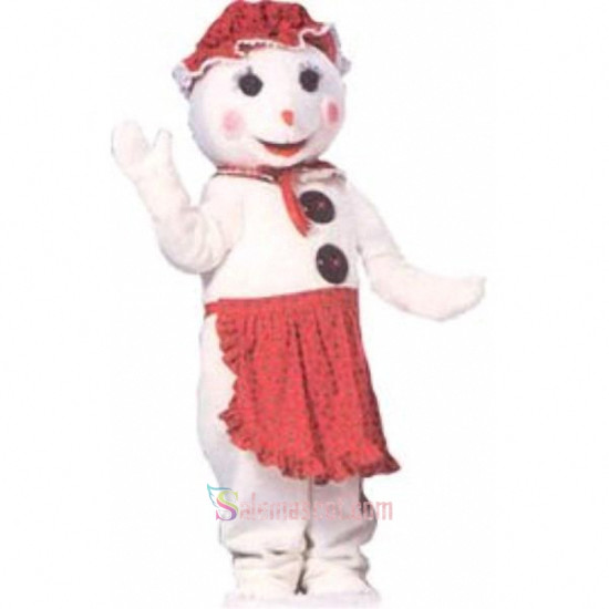 Mrs. Snowman Mascot Costume