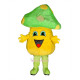 Happy Mushroom Mascot Costume