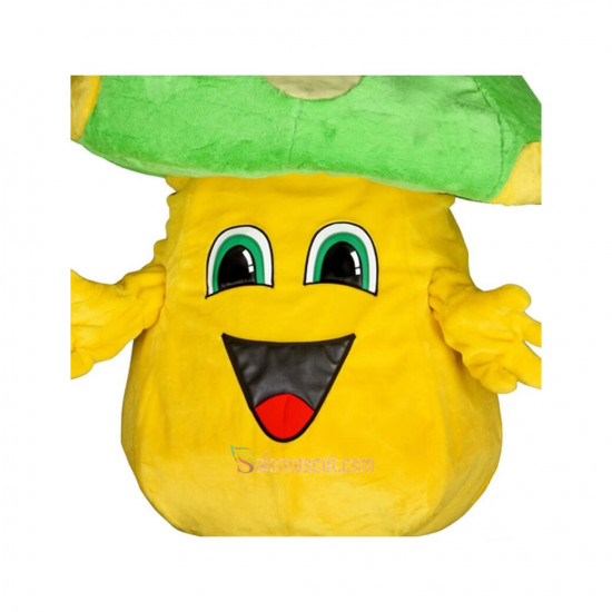 Happy Mushroom Mascot Costume