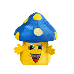 Cute Happy Mushroom Mascot Costume