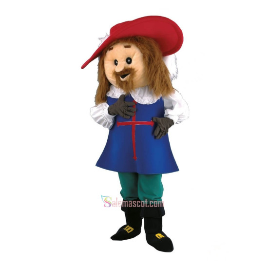 Musketeer D'Artagnan Mascot Costumes Musketeer D'Artagnan Mascot Costumes