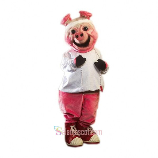 Ollie Oink Pig Mascot Costume
