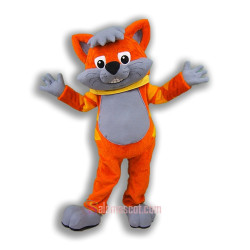 Orange Cat Mascot Costume