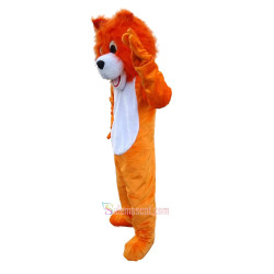 Orange Lion Mascot Costume