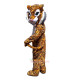 Orange Striped Tiger Cartoon Mascot Costume