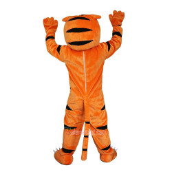 Orange Tiger Cartoon Mascot Costume