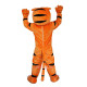 Orange Tiger Cartoon Mascot Costume