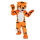 Orange Tiger Cartoon Mascot Costume
