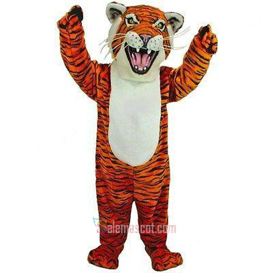 Orange Tiger Mascot Costume