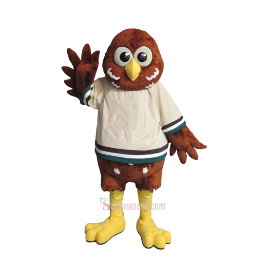 College Owl Mascot Costume