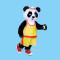 Panda Mascot Costume