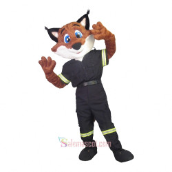 Paramedic Fox Mascot Costume