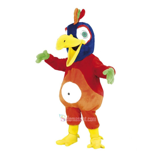 Cute Happy Parrot Mascot Costume