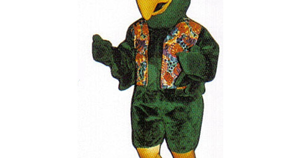 Party Parrot Mascot Costume Party Parrot Mascot