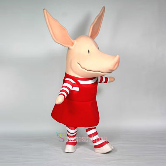 Pig Olivia Watson Mascot Costume