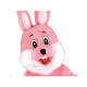 Pink Bunny Mascot Costume