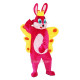 Pink Butterfly Rabbit Bunny Cartoon Mascot Costume