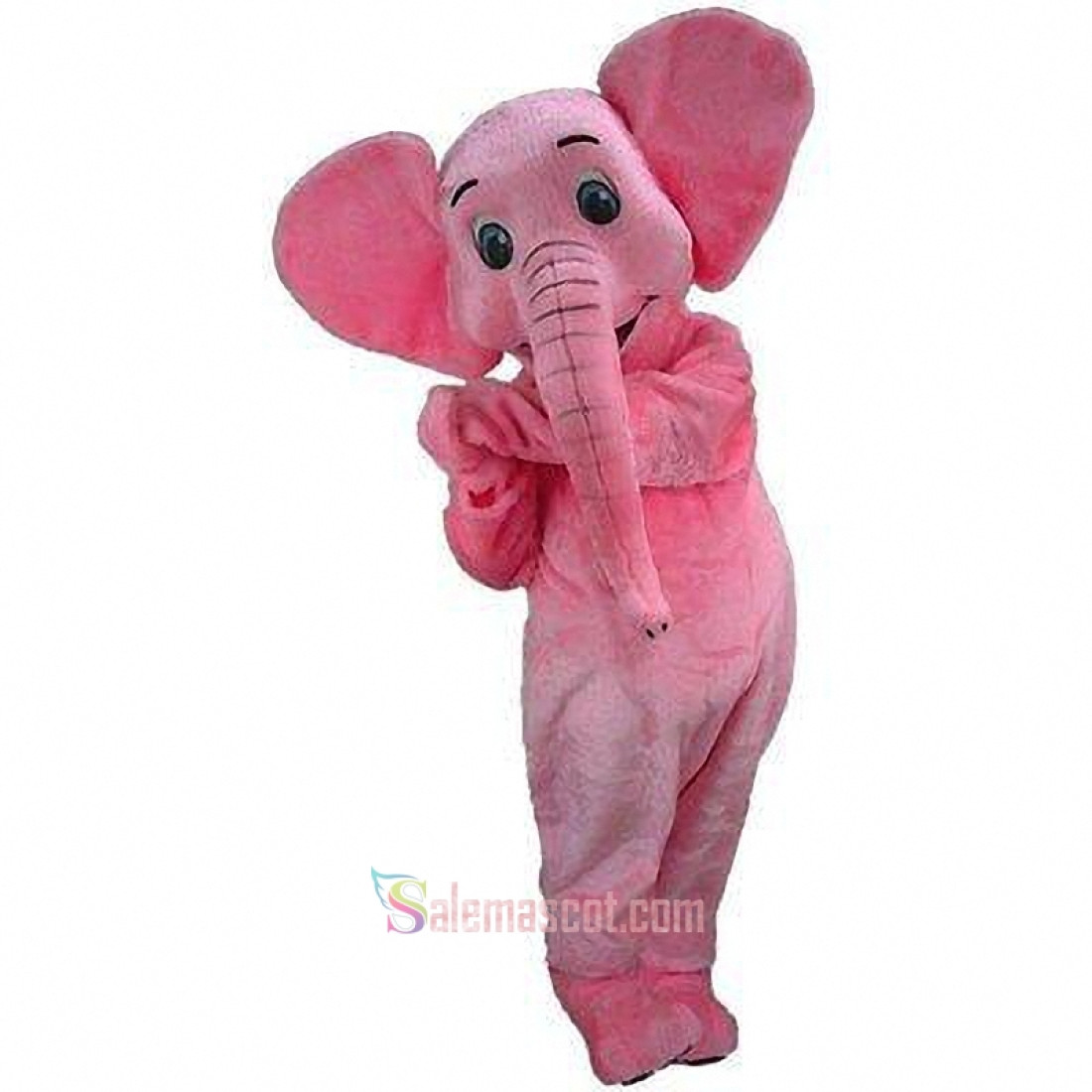 Pink Elephant Mascot Costume