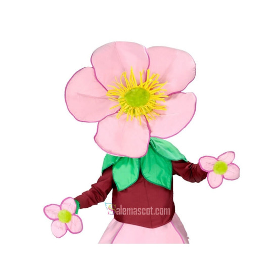 Cute Pink flowers Mascot Costume