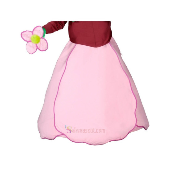 Cute Pink flowers Mascot Costume