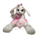Pink white rabbit Costume Easter Bunny Mascot Costume
