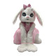 Pink white rabbit Costume Easter Bunny Mascot Costume