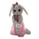 Pink white rabbit Costume Easter Bunny Mascot Costume
