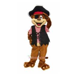 Pirate Handsome Monkey Mascot Costume