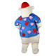 Polar Bear Cartoon Mascot Costume