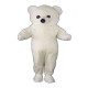 Short Hairs Polar Bear Mascot Costume