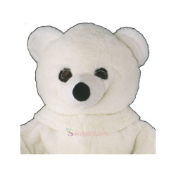 Short Hairs Polar Bear Mascot Costume