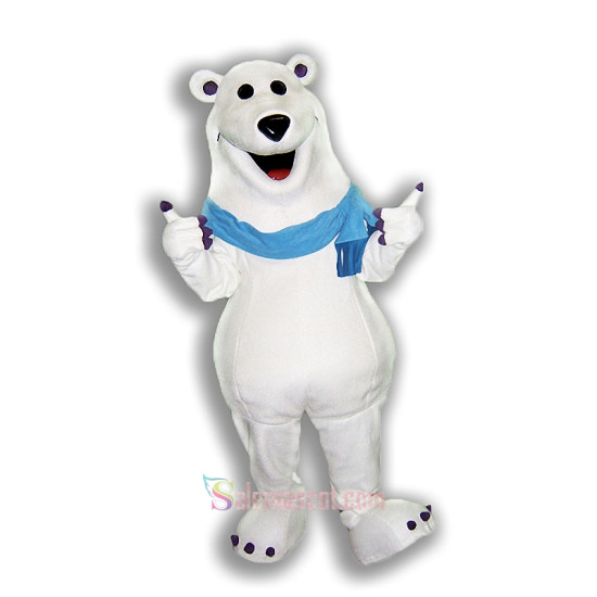 Polar Bear Mascot Costume